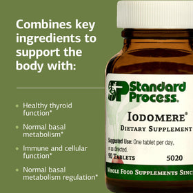 Standard Process Iodomere 90 tablettes, prise en main