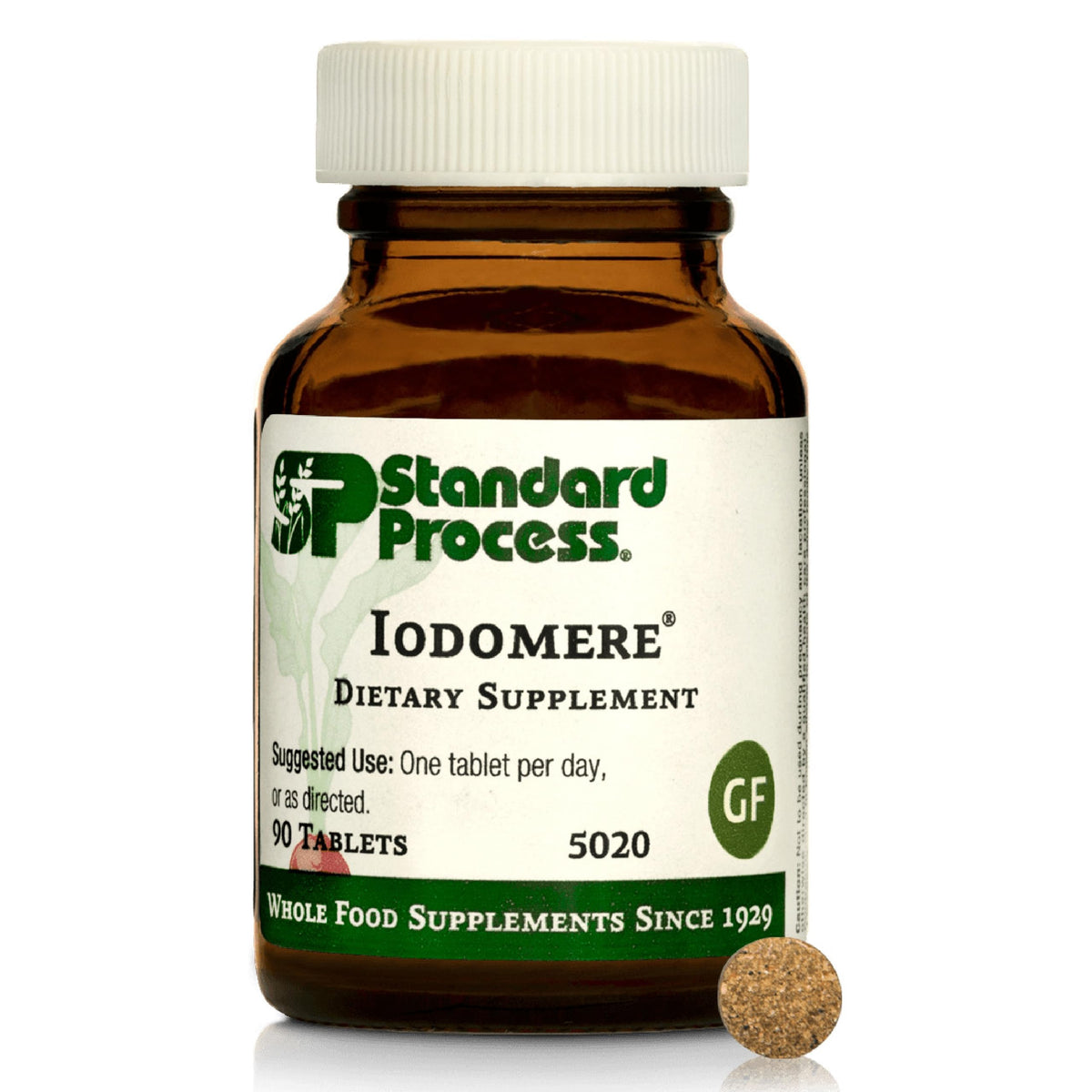 Standard Process Iodomere 90 tablettes, vue de face