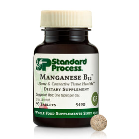 Standard Process Manganèse B12 90 comprimés vue avant de l'emballage