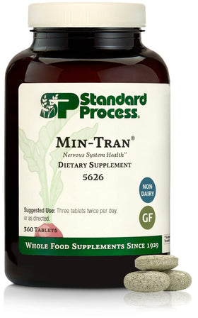 Standard Process Min-Tran 360 tablettes packaging avant