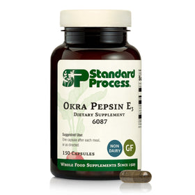 Standard Process Okra Pepsin E3 150 capsules - vue de face