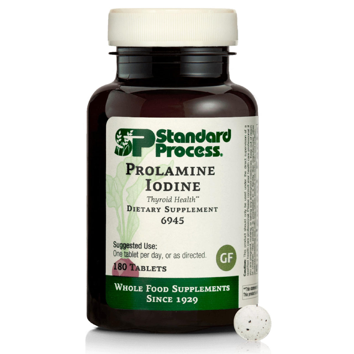 Standard Process Prolamine Iodine 180 comprimés boîte vue de face