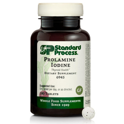 Standard Process Prolamine Iodine 180 comprimés boîte vue de face