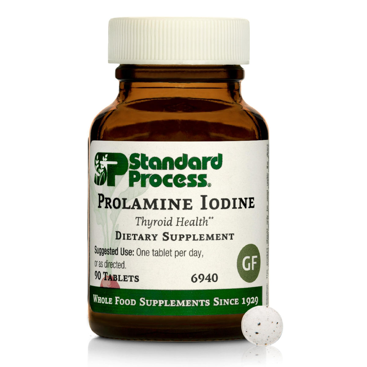Standard Process Prolamine Iodine 90 comprimés vue avant