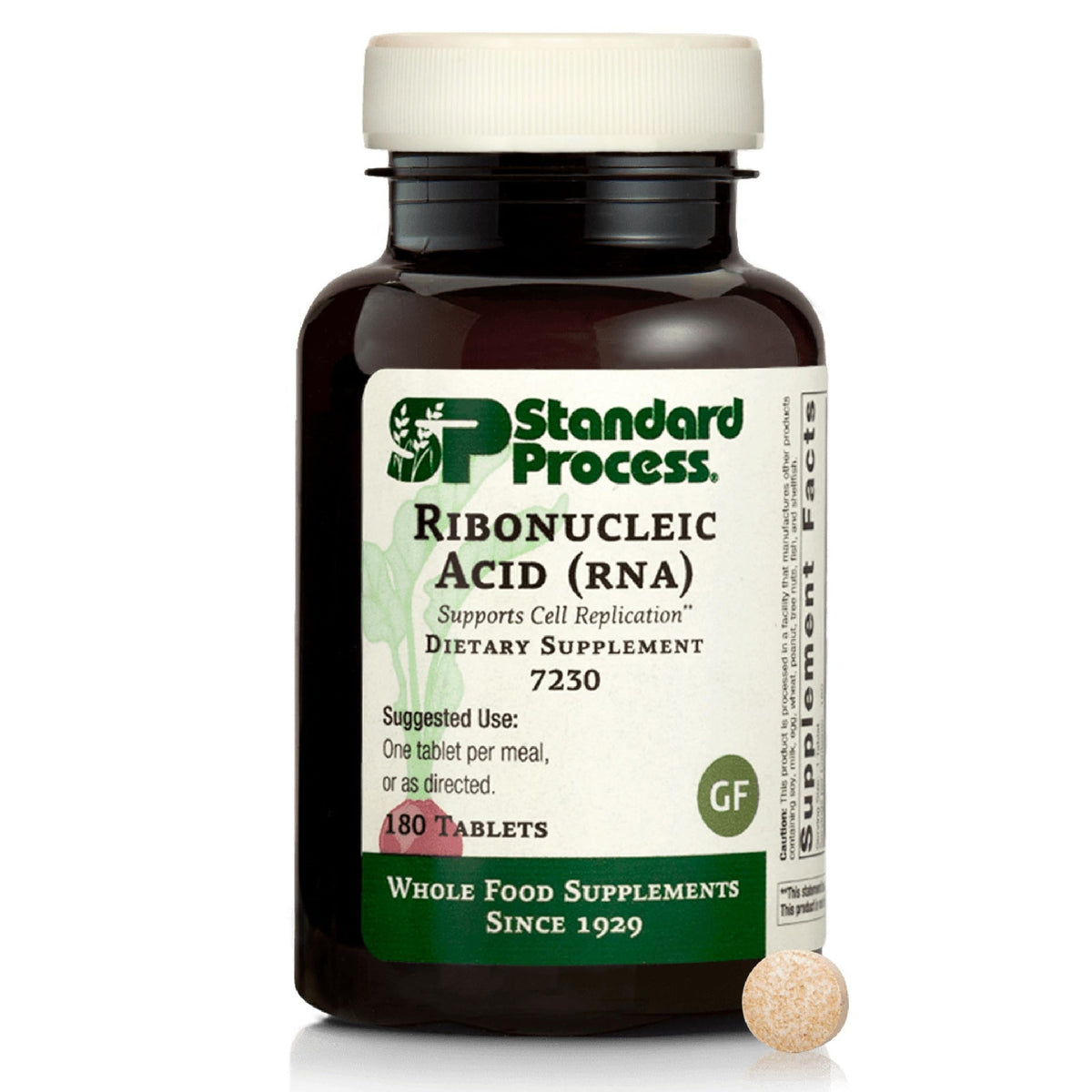 Standard Process Ribonucleic Acid RNA 180 tablettes, emballage avant