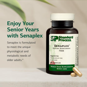 Standard Process Senaplex 90 capsules arrière de l'emballage