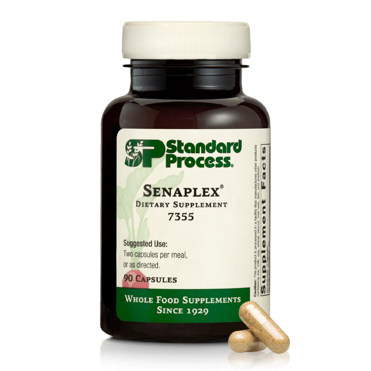 Standard Process Senaplex 90 capsules avant de l'emballage