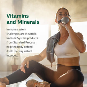Standard Process Zinc Chelate 180 comprimés dans un environnement de cuisine