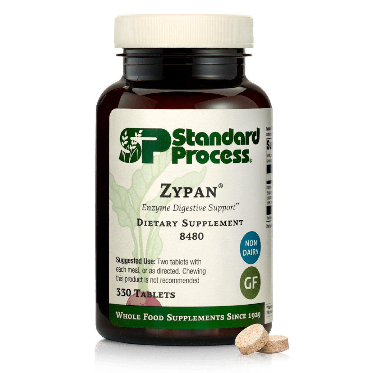 Standard Process Zypan 330 comprimés vue de face