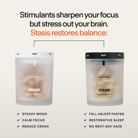 STASIS Complément Alimentaire Cycle Complet Jour et Nuit - capsules