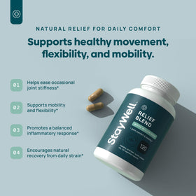 Stay-Well Naturals complément alimentaire 120 capsules avec étiquette