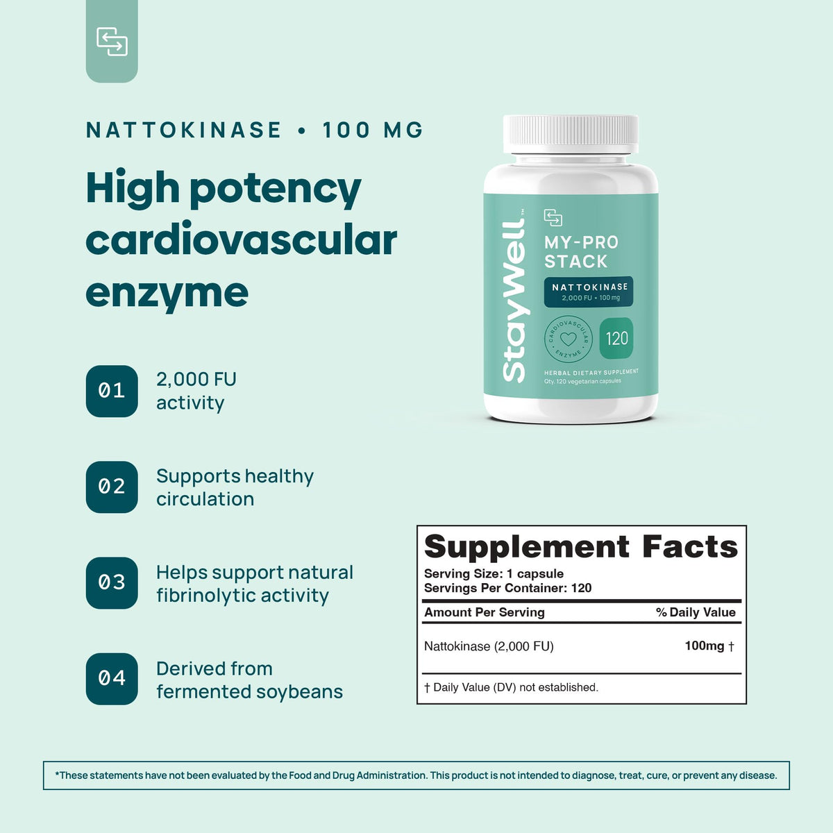 Stay-Well Naturals Complément Alimentaire Spike capsules sur fond blanc