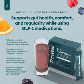 Stay-Well Naturals GLP-1 Support Companion 15 Stick Packs - sachets individuels