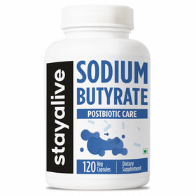 STAYALIVE Butyrate de Sodium 1200mg bouteille vue avant