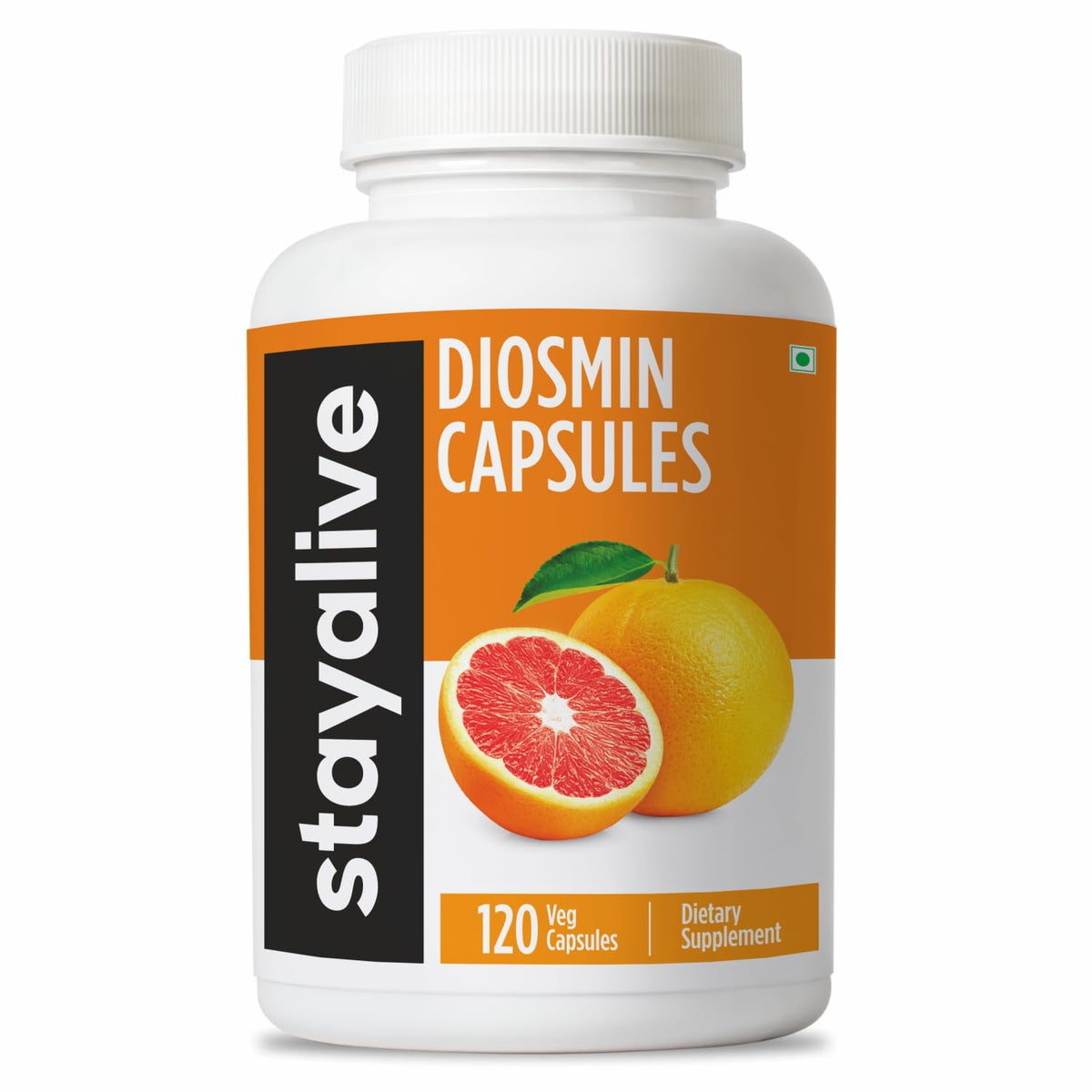 STAYALIVE Complément Alimentaire Diosmine 1000mg 120 Capsules vue avant