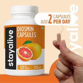 STAYALIVE Diosmine 1000mg Capsules et informations nutritionnelles