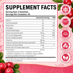 StaySay Gummies Probiotiques sur une table en bois