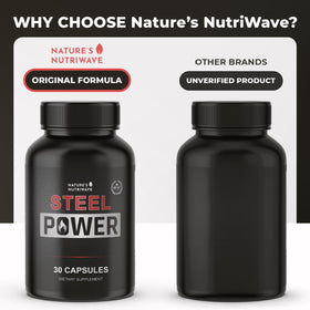 Steel Power Nature’s NutriWave sur un fond de bureau