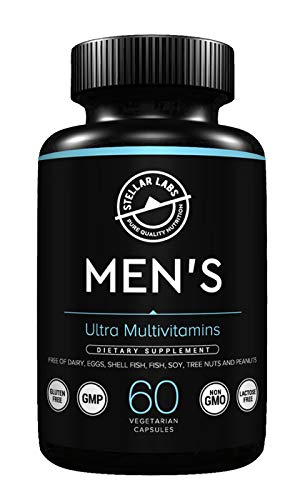Stellar Labs Multivitamines Végétaliennes pour Hommes, vue de face