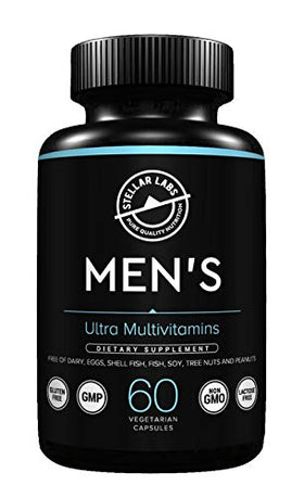 Stellar Labs Multivitamines Végétaliennes pour Hommes, vue de face