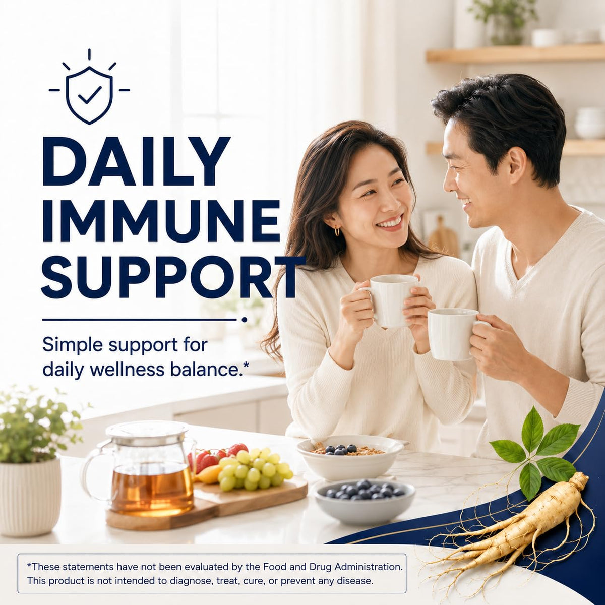 Stellar Secret Ginseng Rouge Coréen 1000mg capsules en lifestyle