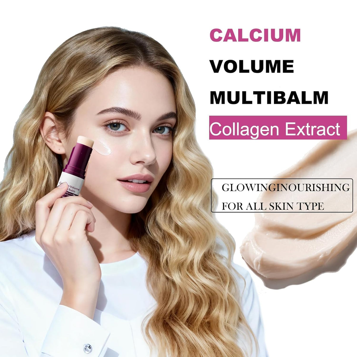 Stick baume ONMYLOVIN en utilisation sur le visage