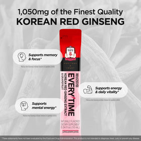 Stick d'extrait de ginseng rouge coréen JUNG KWAN JANG sur une table
