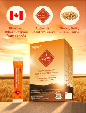 Stick de 3 g de poudre d'enzymes Rhionia, goût Injeolmi