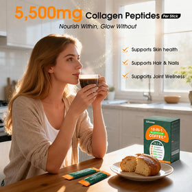 Stick de café aux champignons gifonas avec ingrédients visibles