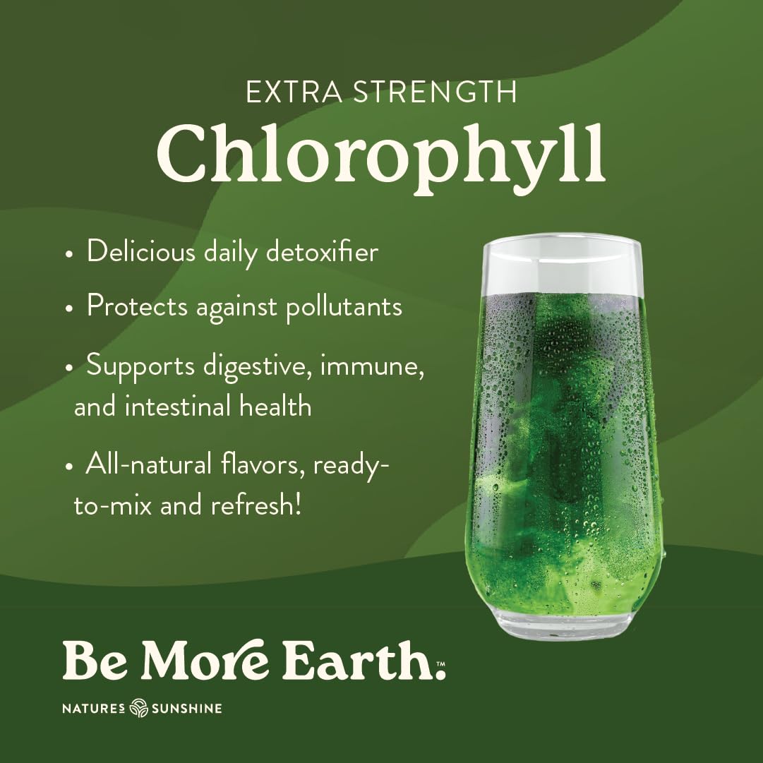 Stick de chlorophylle Nature's Sunshine avec mélange d'eau