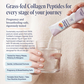 Stick de collagène non aromatisé FullWell avec emballage