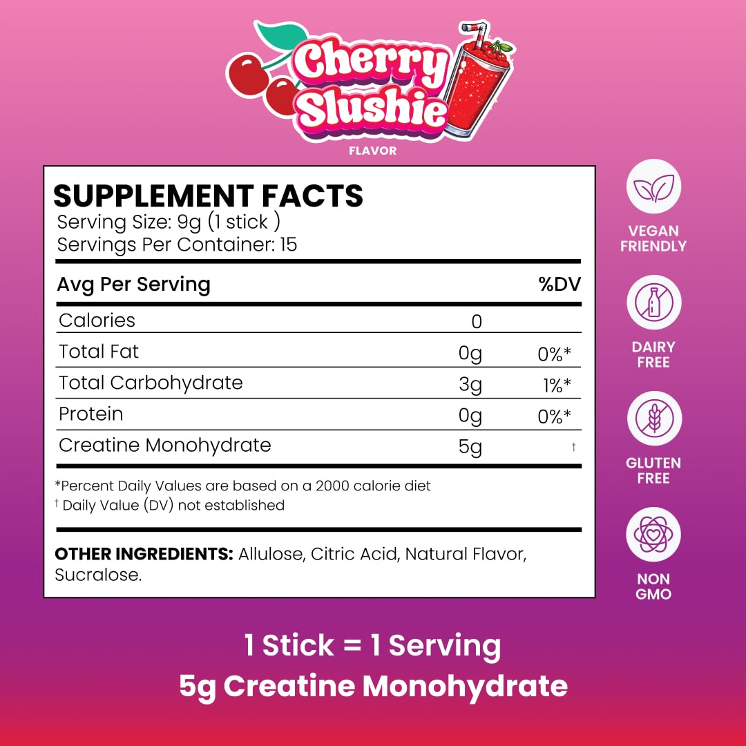Stick de créatine monohydrate EHP Labs prêt à être consommé