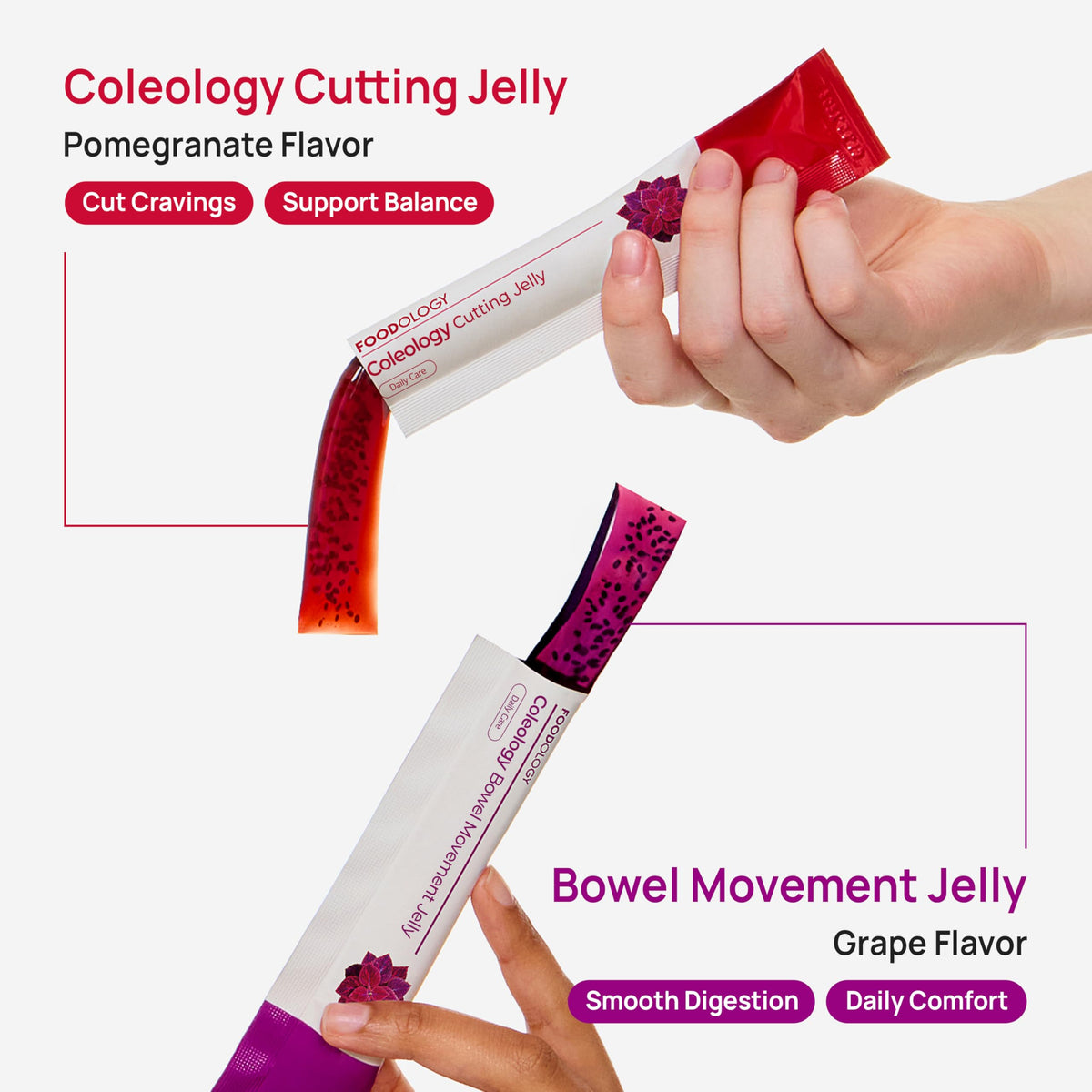 Stick de gelée FOODOLOGY dans un sac de sport