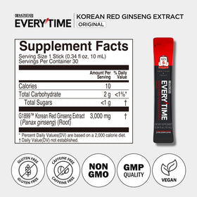 Stick de ginseng rouge dans un environnement de travail
