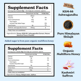 Stick de miel Ashwagandha et Shilajit de Better Alt en gros plan