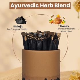 Stick de Miel au Shilajit ouvert avec miel visible