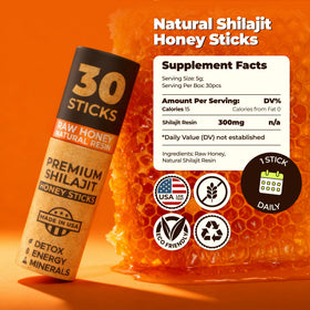 Stick de miel NATURAL SHILAJIT avec miel brut