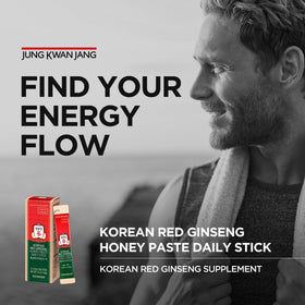 Stick de Pâte de Ginseng Rouge Coréen au Miel JUNG KWAN JANG, vue de près