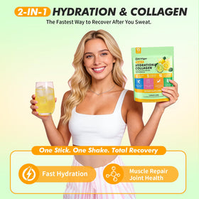 Stick de poudre d'électrolytes au collagène AirVigor avec mélange citron-lime
