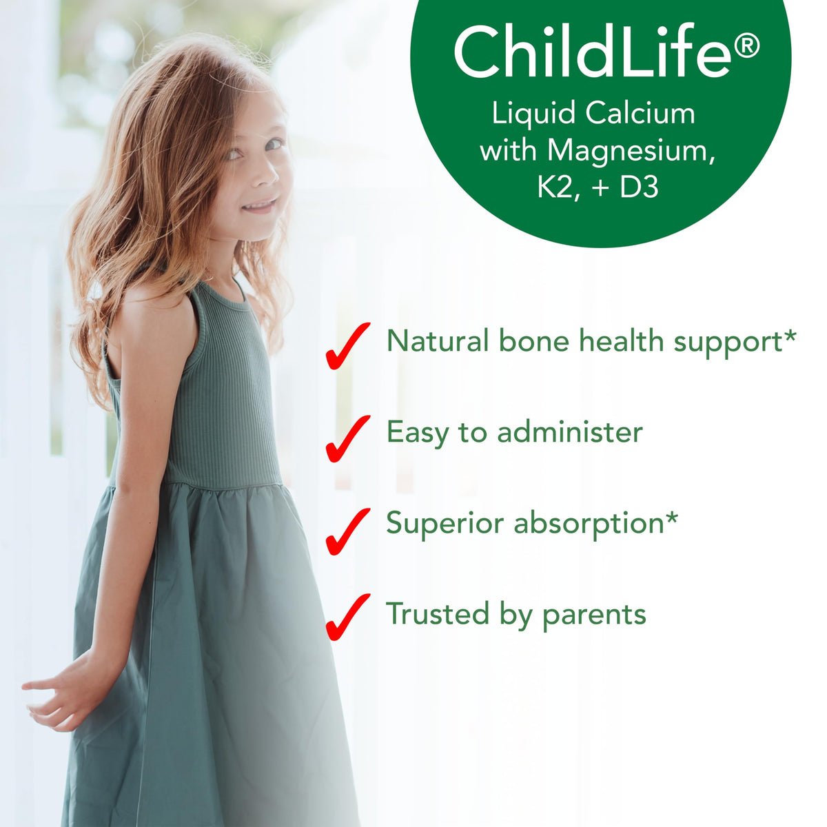 Stick pack de Calcium Liquide avec informations nutritionnelles