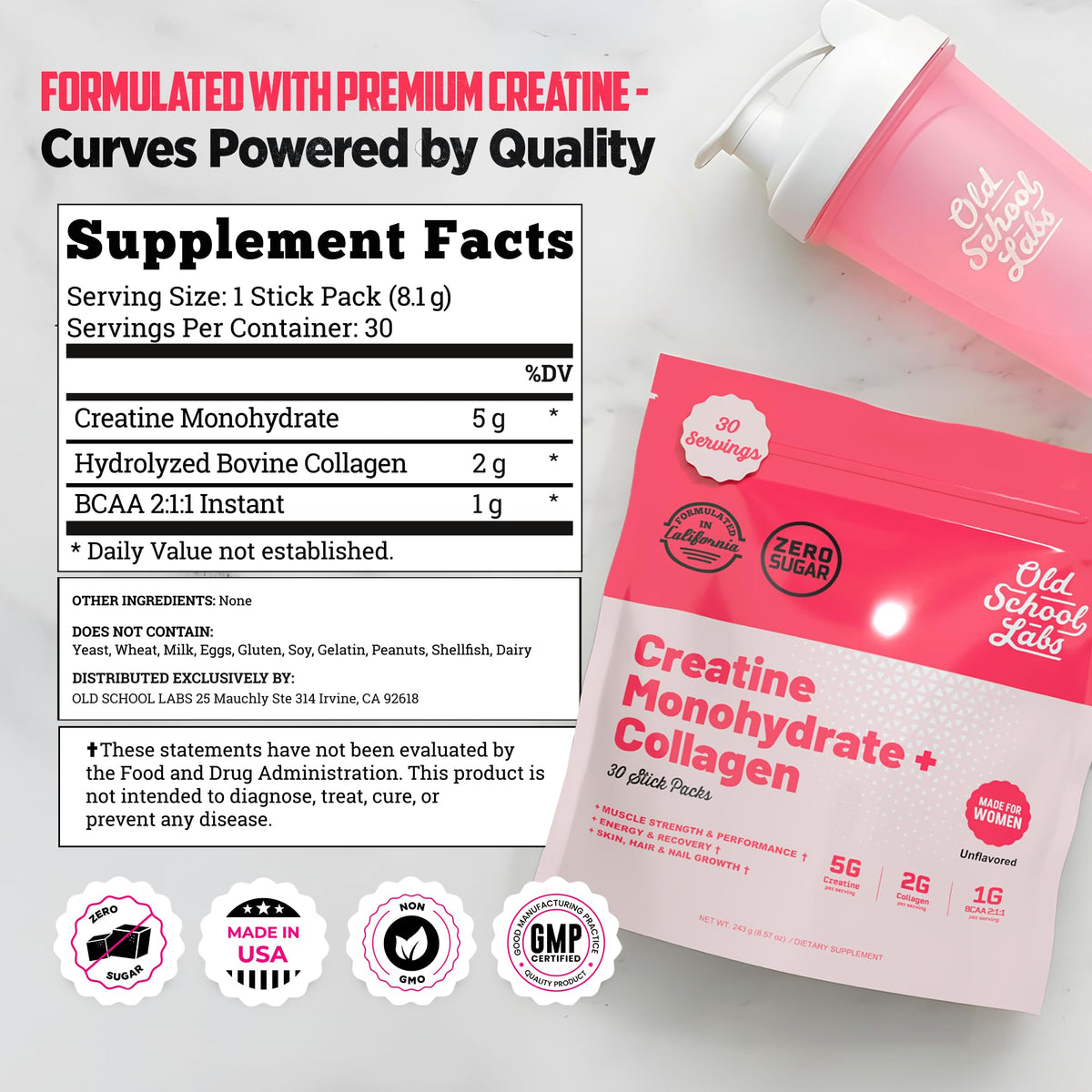 Stick Pack de créatine prêt à être consommé