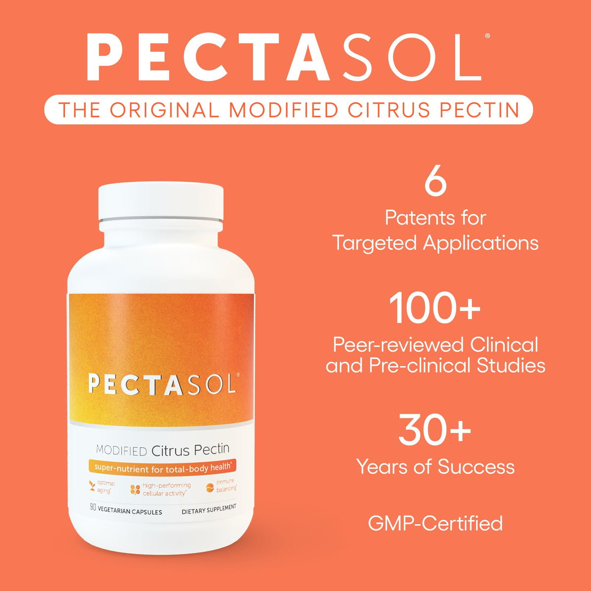 Stick pack EcoNugenics PectaSol avec étiquette et dosage