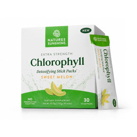 Stick Packs de Chlorophylle Nature's Sunshine vue de face