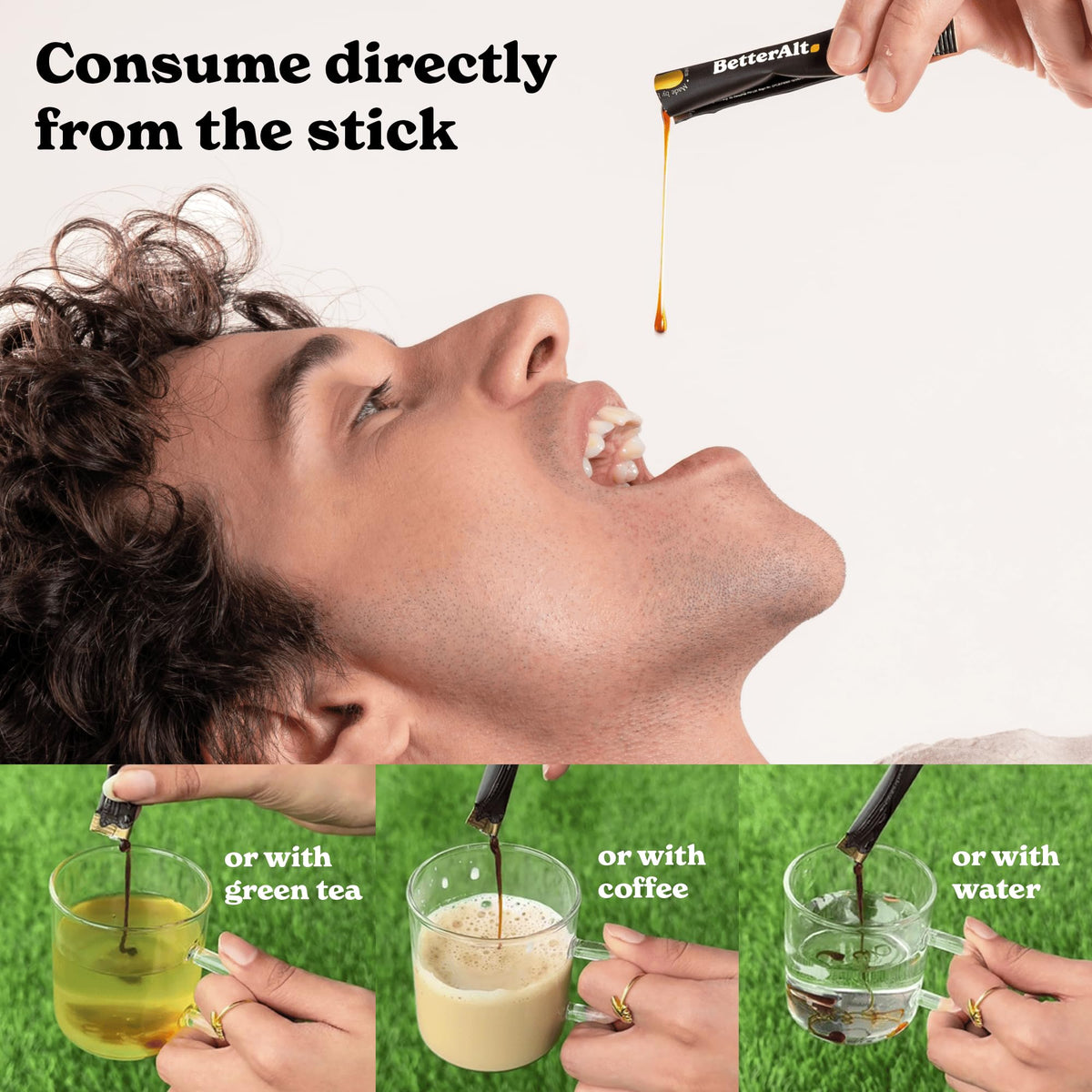 Sticks de Shilajit Pur Himalayen dans une main