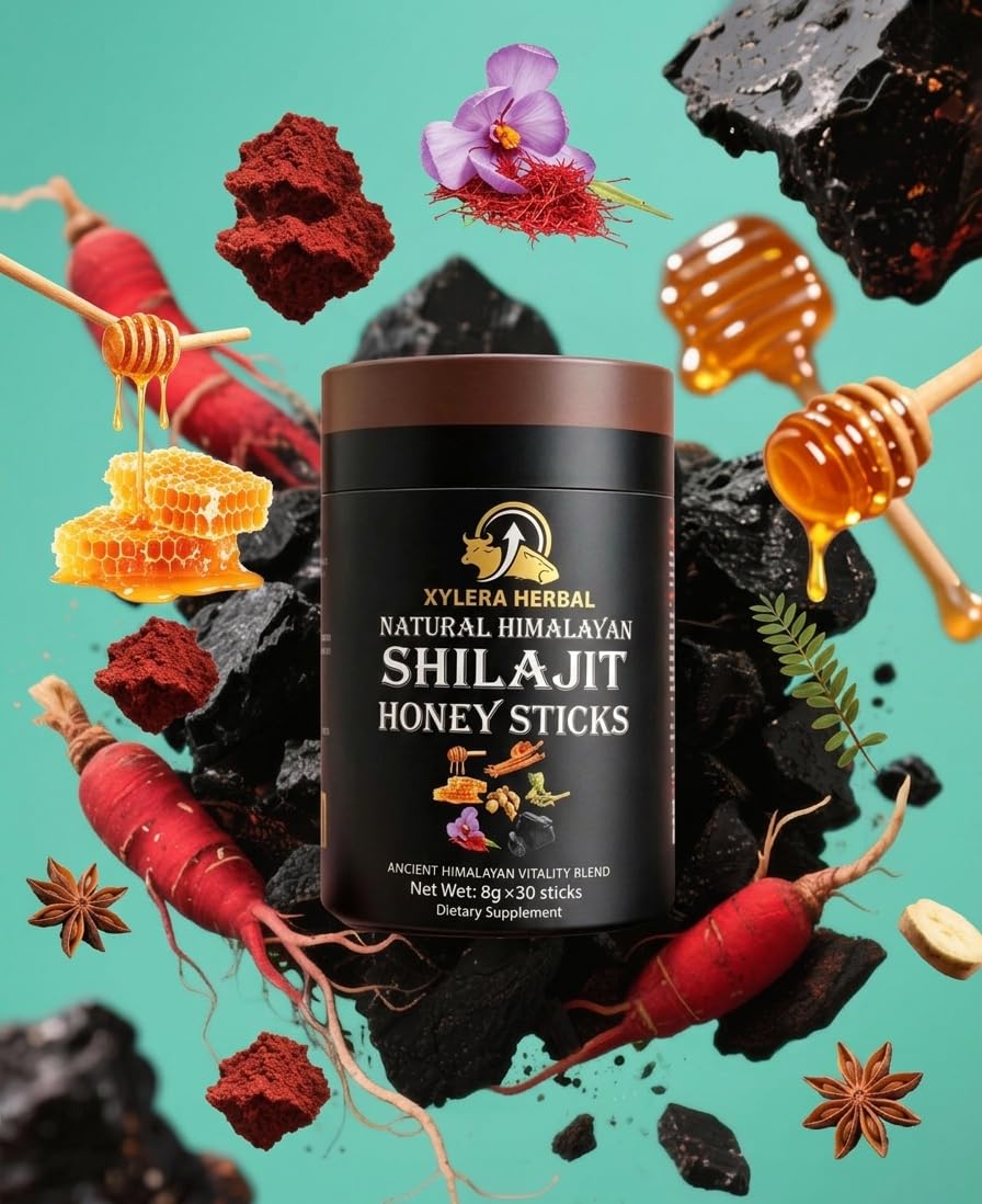 Sticks de Shilajit XYLERA HERBAL avec emballage