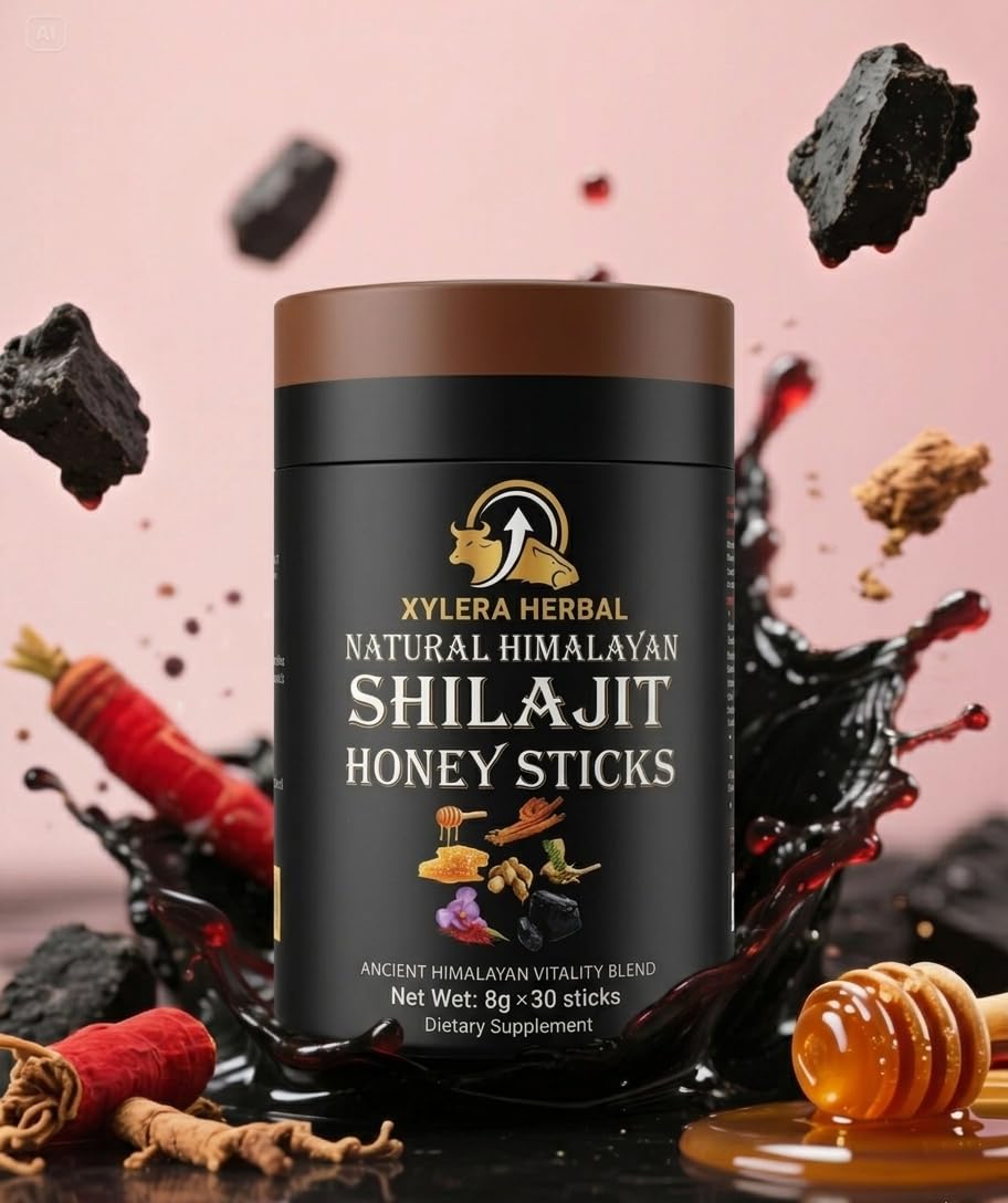 Sticks de Shilajit XYLERA HERBAL en utilisation quotidienne