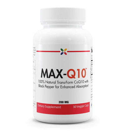 Stop Aging Now CoQ10 200 mg capsules front view