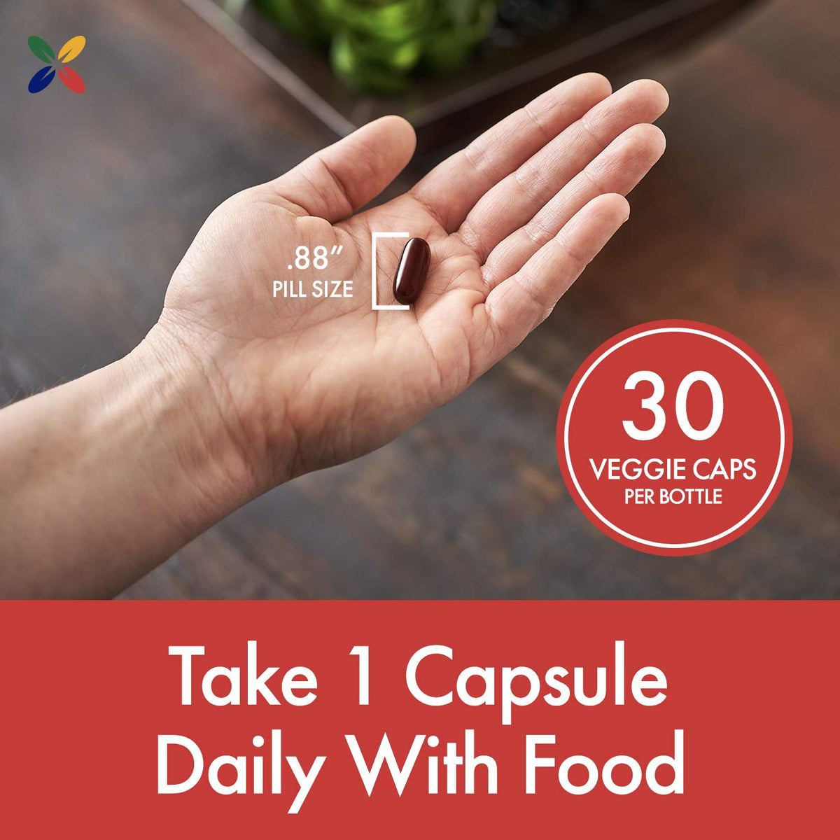 Stop Aging Now CoQ10 200 mg product details on packaging