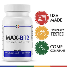 Stop Aging Now Lozenges MAX-B12 1000 MCG informations nutritionnelles
