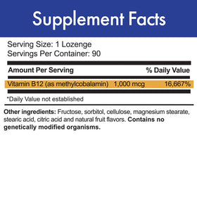 Stop Aging Now Lozenges MAX-B12 1000 MCG pastille